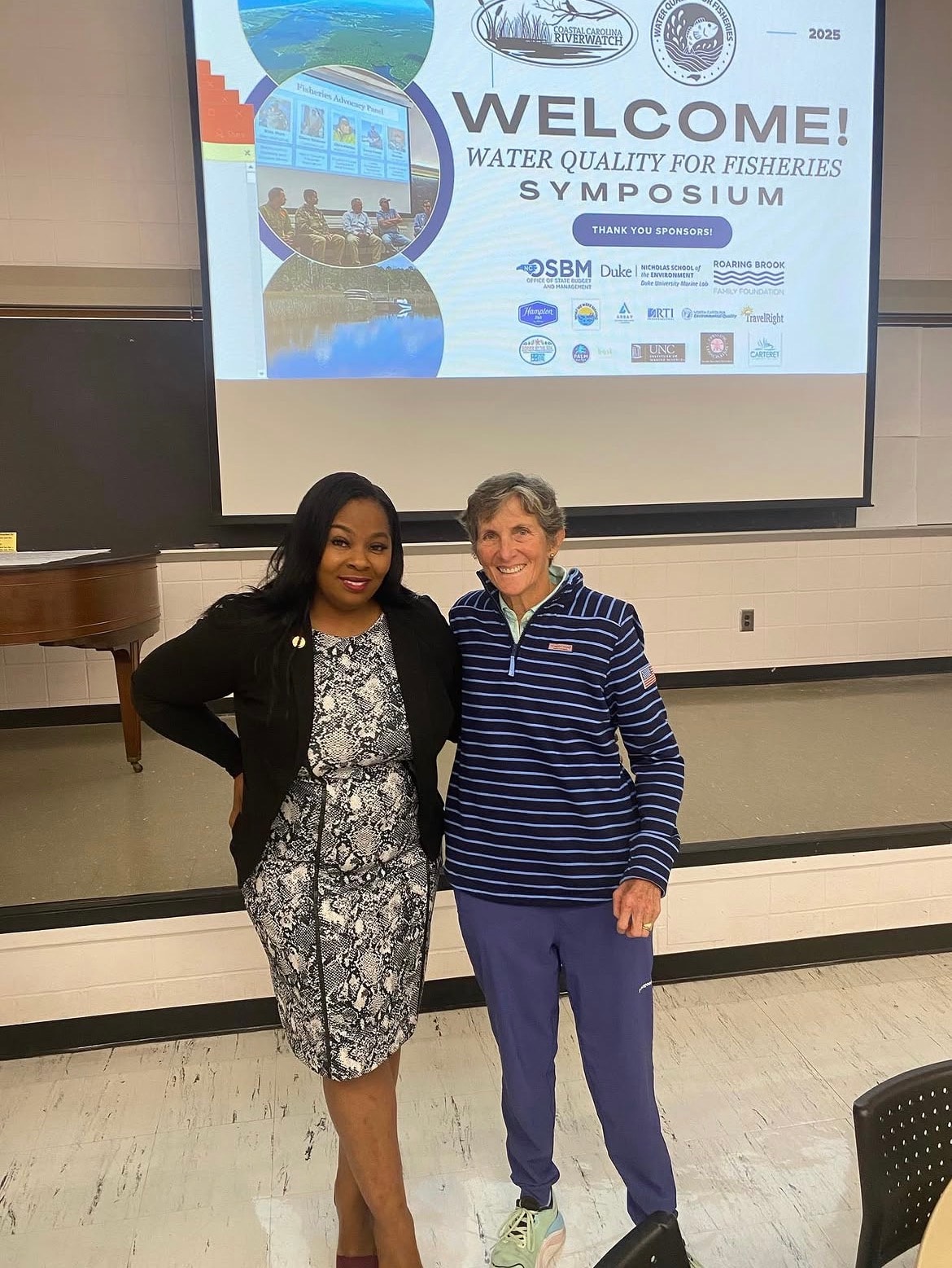 Monica R. Gibbs with Representative Pricey Harrison